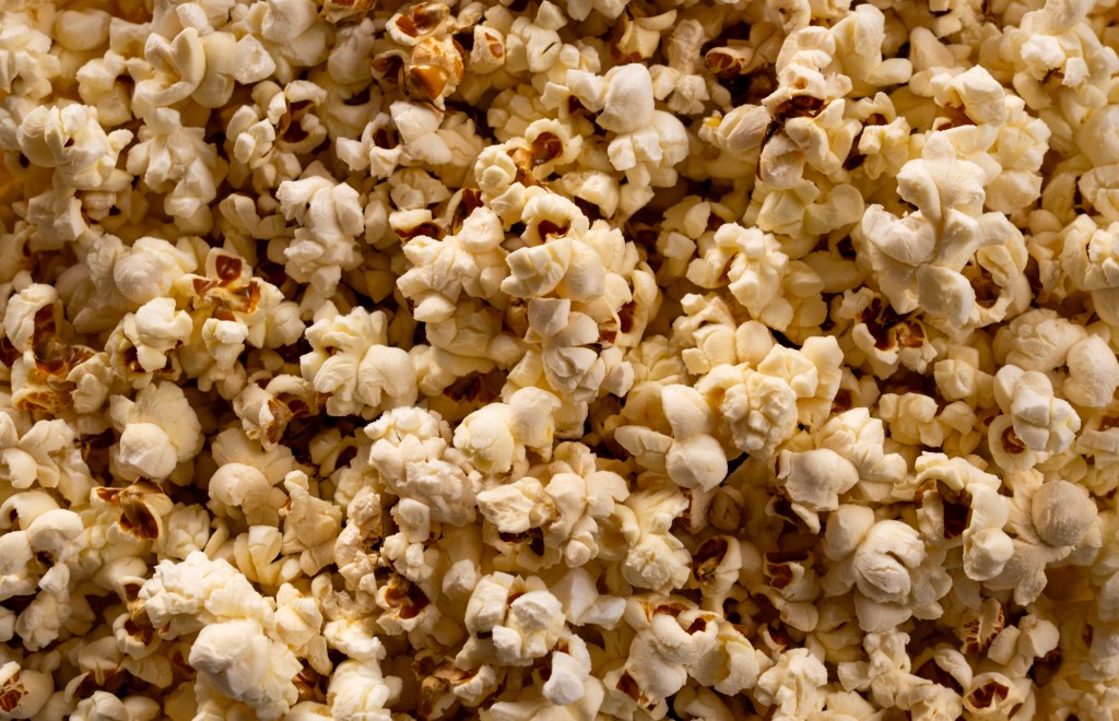 Close-up of popcorn
